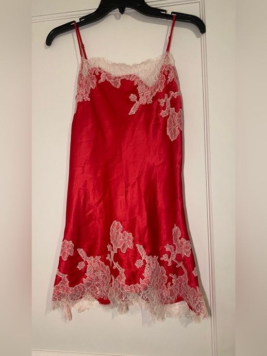 Victoria's Secret Dresses & Skirts - SOLD
Red Lace-Trim Satin Slip Skirt